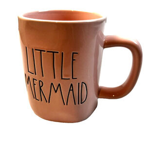 Rae Dunn Little Mermaid Disney Princess Mug Pink Artisan Collection By Magenta
